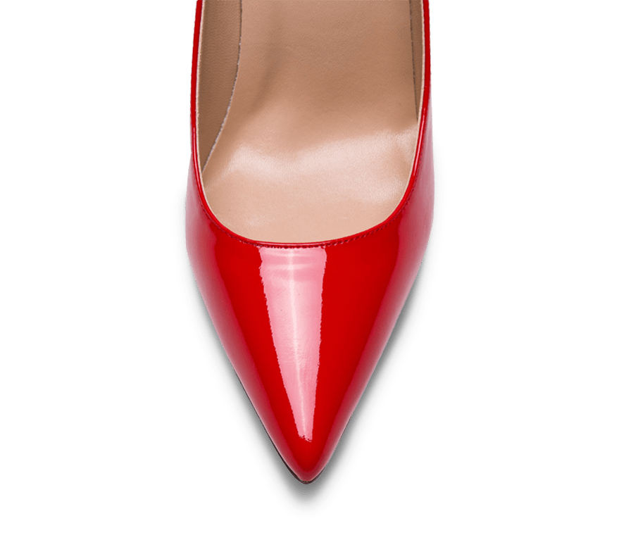 Pointed Toe Red Sole High Heel Pumps - Kaitlyn Pan Shoes