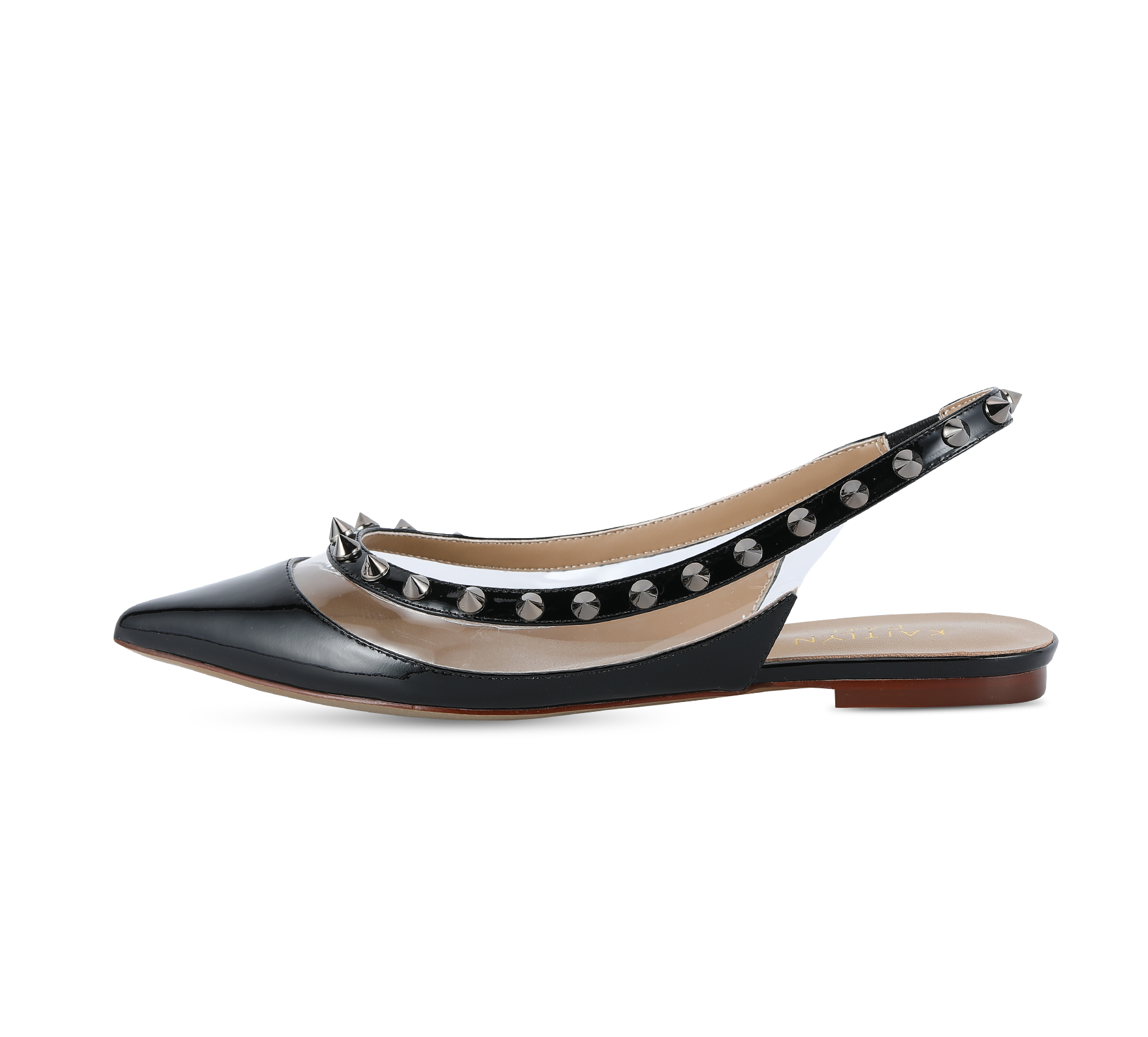 Valencia Spiky Pointed Toe Slingbacks - Kaitlyn Pan Shoes