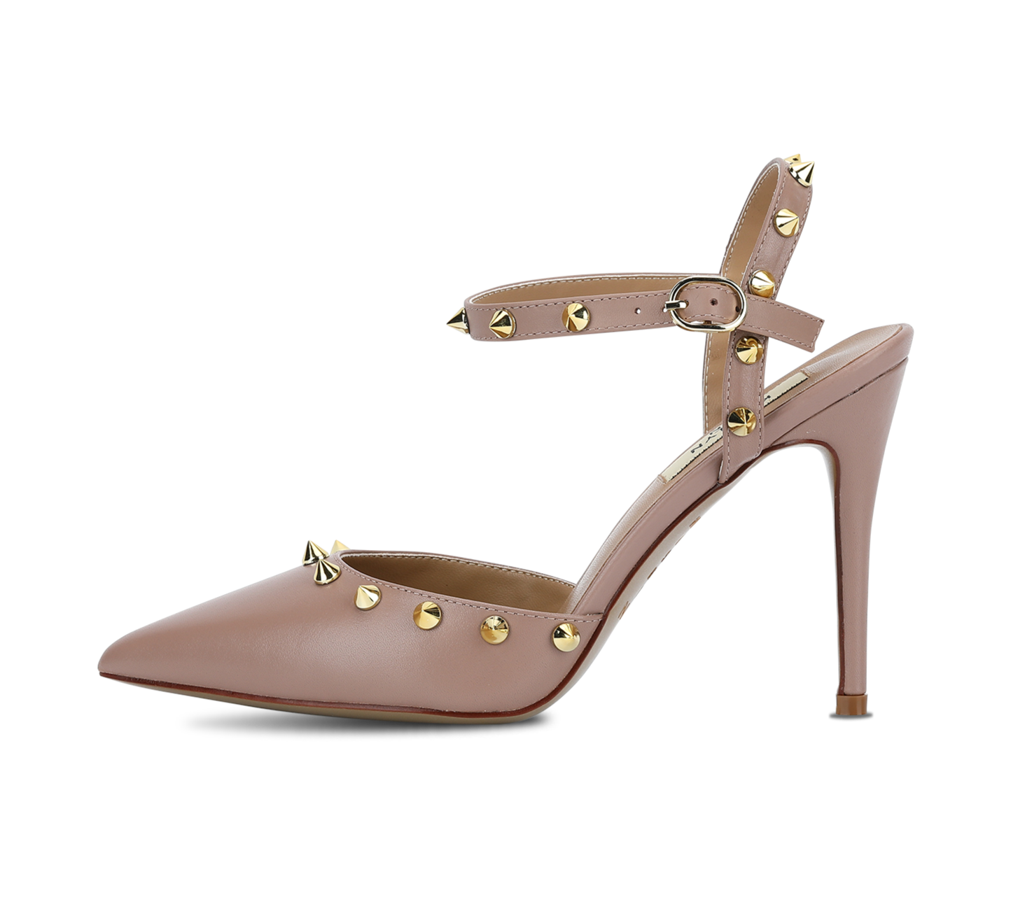 Studded High Heel Slingbacks - Kaitlyn Pan Shoes