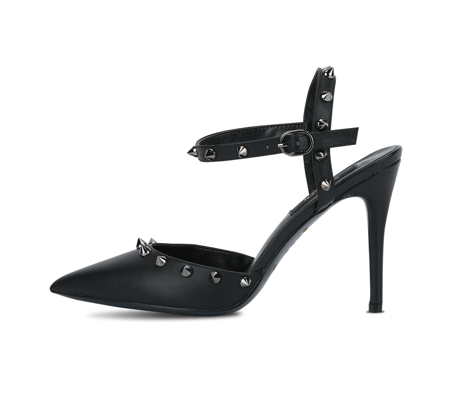 Studded High Heel Slingbacks - Kaitlyn Pan Shoes