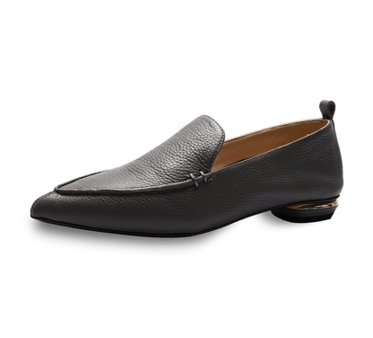 Octavia Beveled Heel Loafer - Kaitlyn Pan Shoes