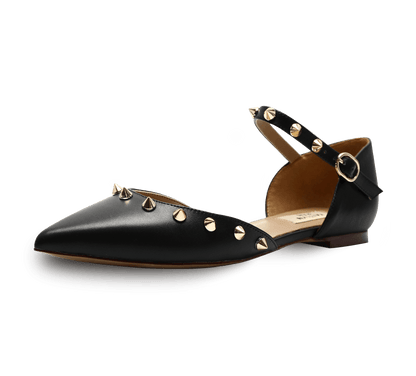 Spiky D'orsay Flats - Kaitlyn Pan Shoes