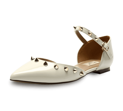 Spiky D'orsay Flats - Kaitlyn Pan Shoes