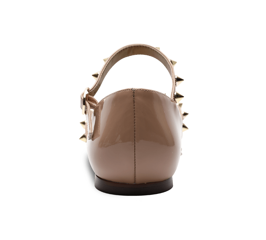 Spiky D'orsay Flats - Kaitlyn Pan Shoes