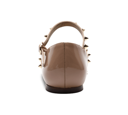 Spiky D'orsay Flats - Kaitlyn Pan Shoes