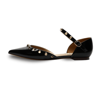 Spiky D'orsay Flats - Kaitlyn Pan Shoes
