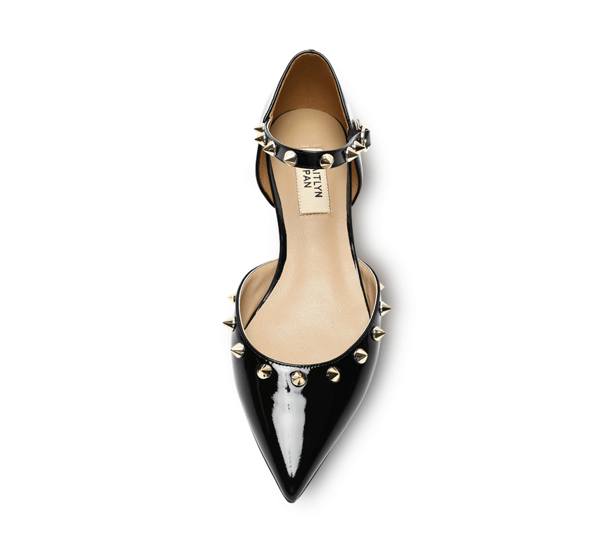 Spiky D'orsay Flats - Kaitlyn Pan Shoes
