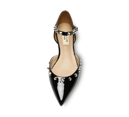 Spiky D'orsay Flats - Kaitlyn Pan Shoes