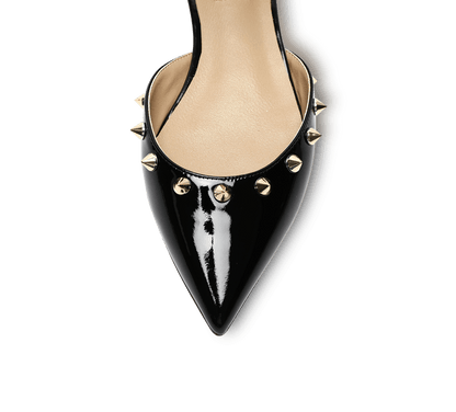 Spiky D'orsay Flats - Kaitlyn Pan Shoes