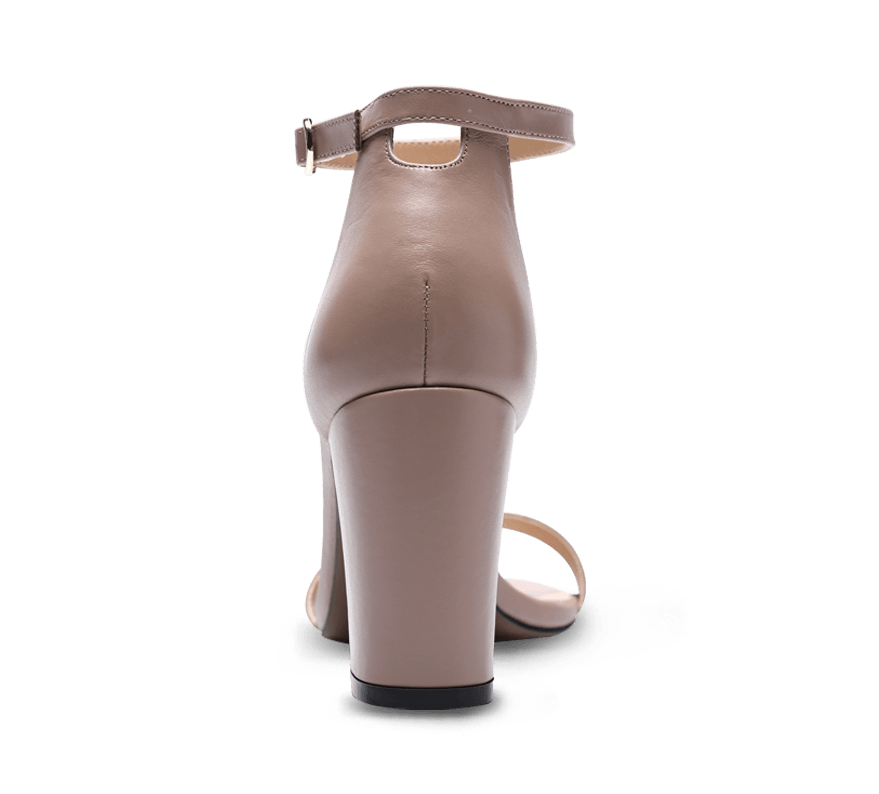 Heather Block High Heel Sandals - Kaitlyn Pan Shoes