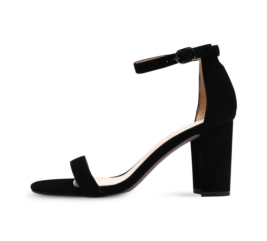 Heather Block High Heel Sandals - Final Sale - Kaitlyn Pan Shoes