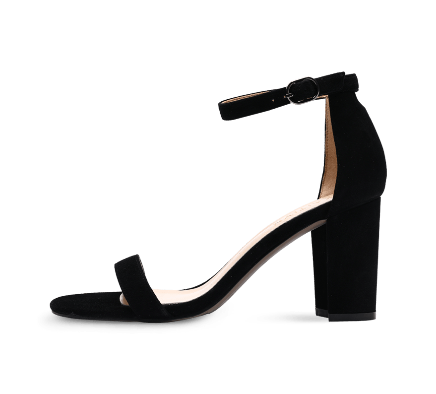 Heather Block High Heel Sandals - Kaitlyn Pan Shoes
