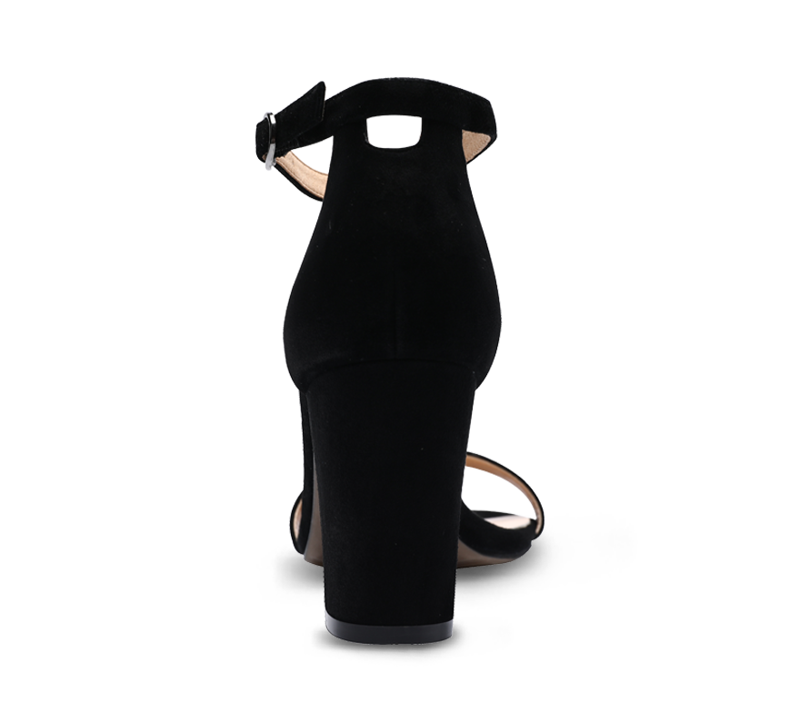 Heather Block High Heel Sandals - Final Sale - Kaitlyn Pan Shoes