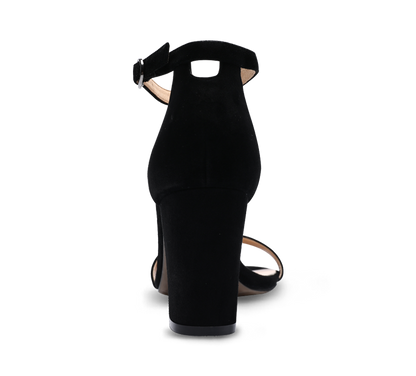 Heather Block High Heel Sandals - Final Sale - Kaitlyn Pan Shoes