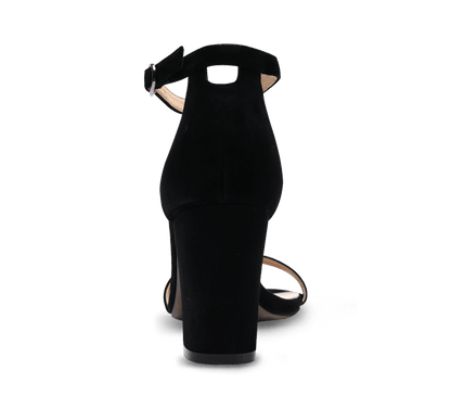 Heather Block High Heel Sandals - Kaitlyn Pan Shoes