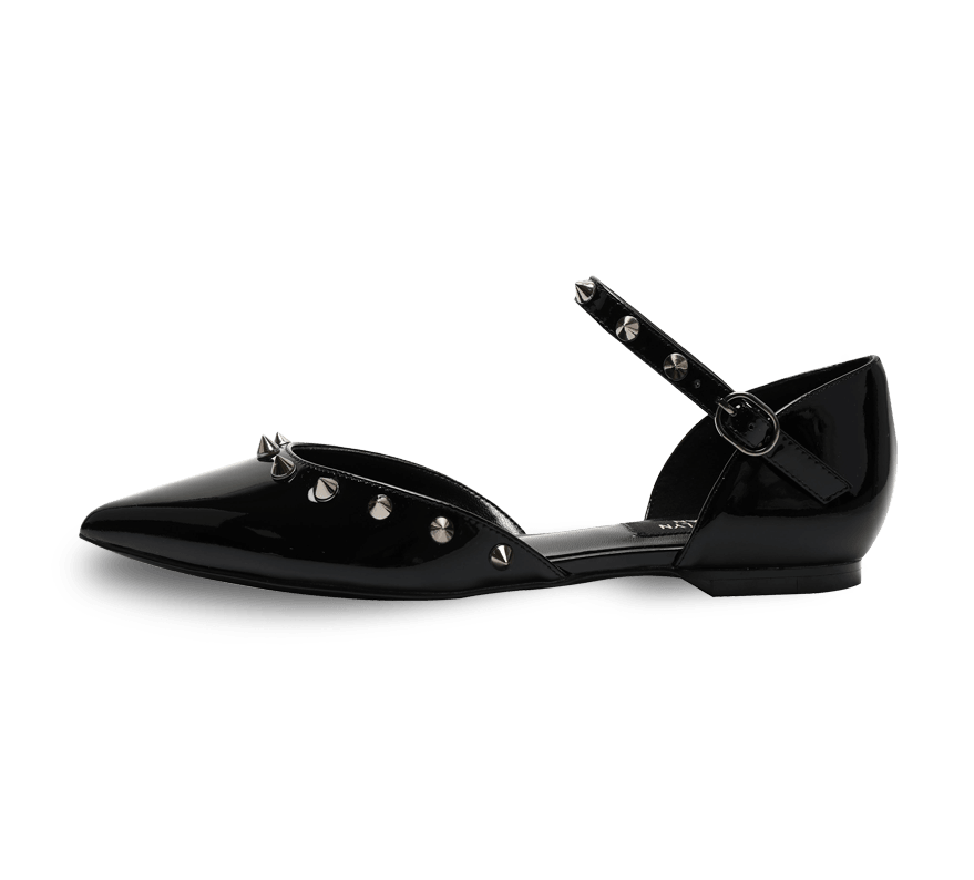Spiky D'orsay Flats - Kaitlyn Pan Shoes