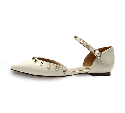 Spiky D'orsay Flats - Kaitlyn Pan Shoes