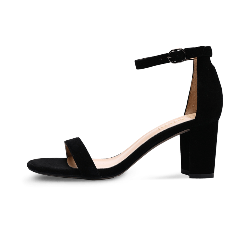 Hannah Block Mid Heel Sandals - Kaitlyn Pan Shoes