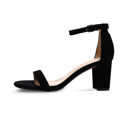 Hannah Block Mid Heel Sandals - Kaitlyn Pan Shoes
