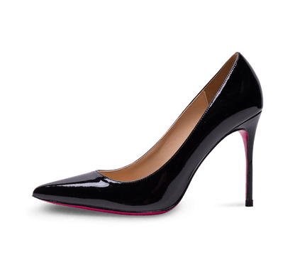Pointed Toe Pink Sole High Heel Pumps - Kaitlyn Pan Shoes