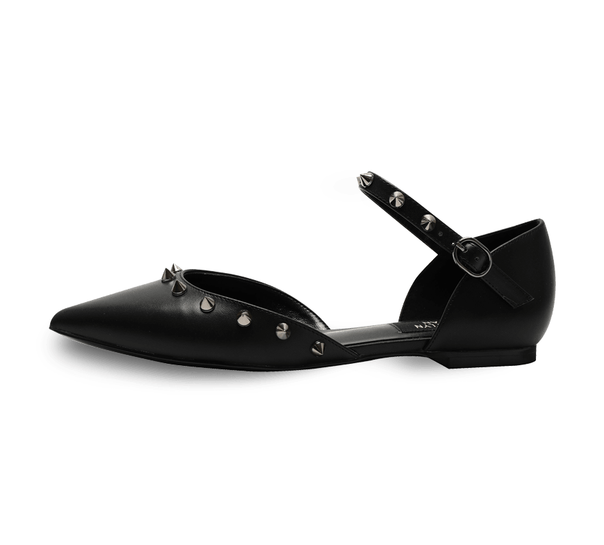 Spiky D'orsay Flats - Kaitlyn Pan Shoes