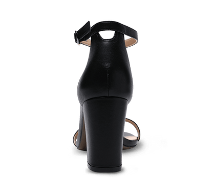 Heather Block High Heel Sandals - Kaitlyn Pan Shoes