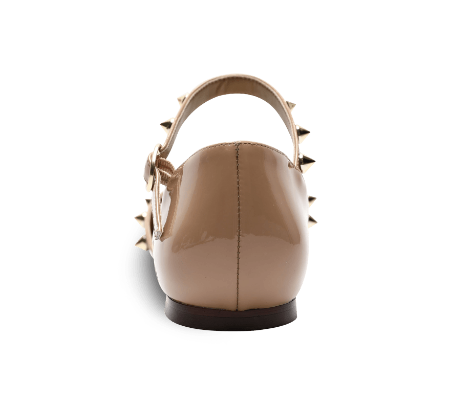 Spiky D'orsay Flats - Kaitlyn Pan Shoes