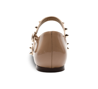 Spiky D'orsay Flats - Kaitlyn Pan Shoes