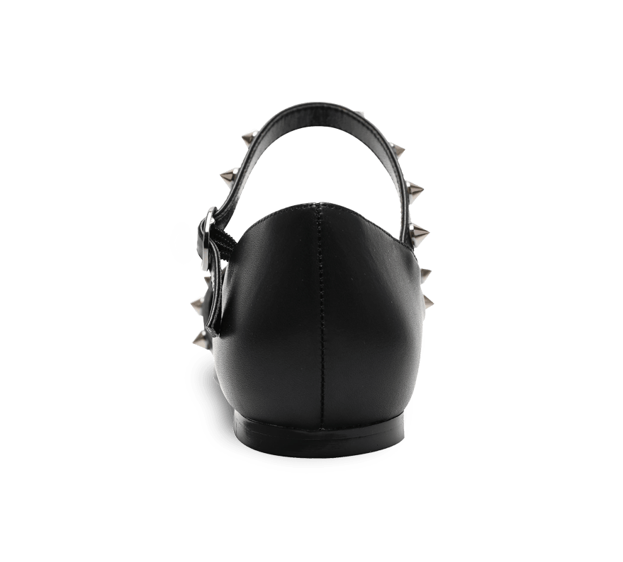 Spiky D'orsay Flats - Kaitlyn Pan Shoes