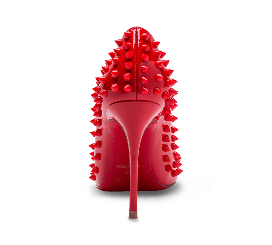 Spikes Red Sole High Heel Pumps - Kaitlyn Pan Shoes