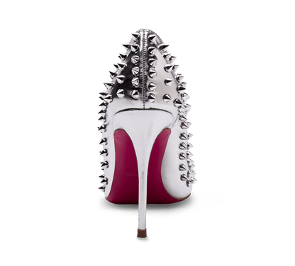 Spikes Pink Sole High Heel Pumps - Kaitlyn Pan Shoes
