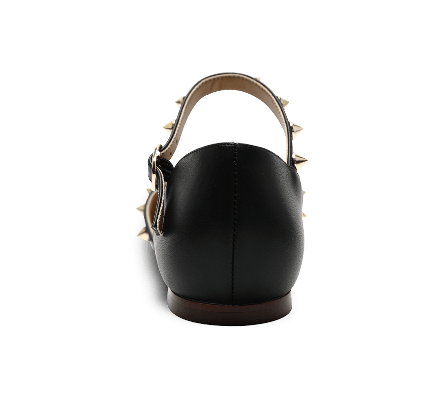 Spiky D'orsay Flats - Kaitlyn Pan Shoes