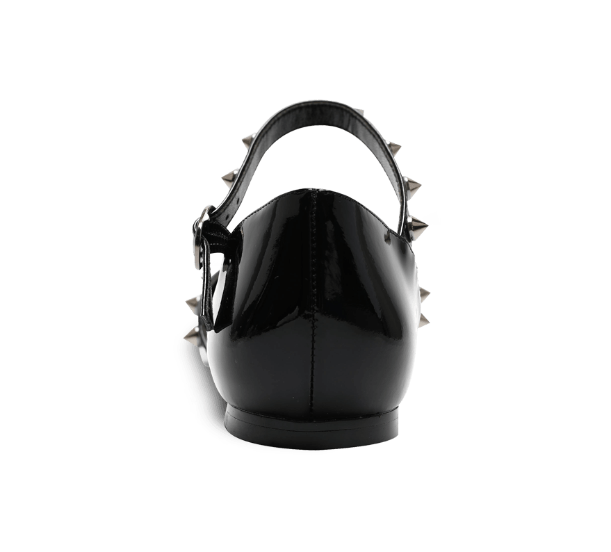 Spiky D'orsay Flats - Kaitlyn Pan Shoes