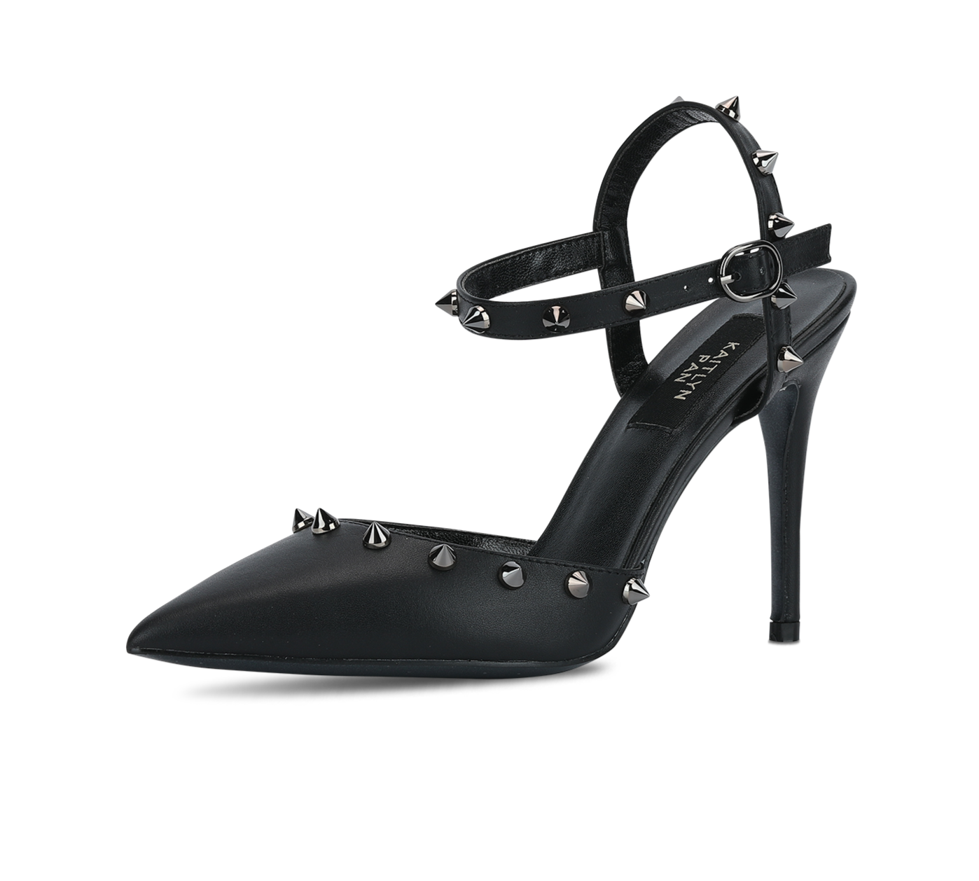 Studded High Heel Slingbacks - Kaitlyn Pan Shoes
