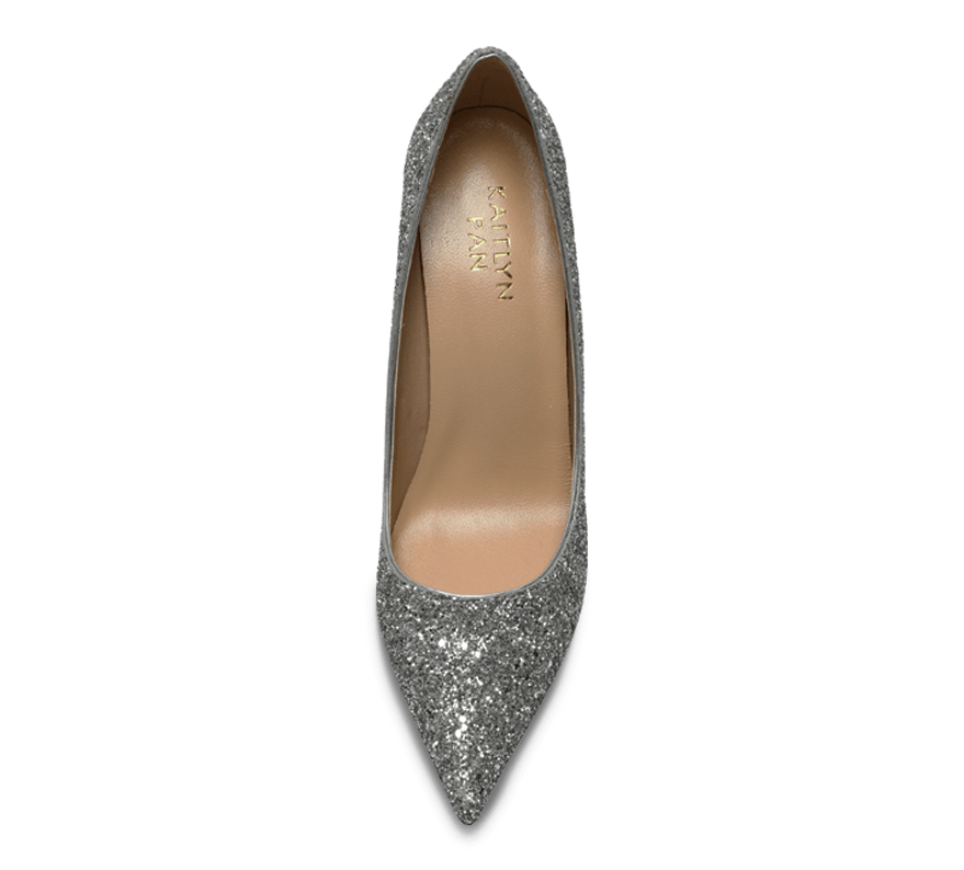 Calista Glittery High Heel Pumps - Kaitlyn Pan Shoes