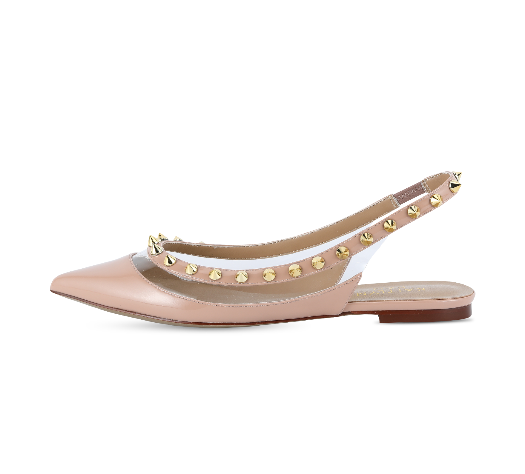 Valencia Spiky Pointed Toe Slingbacks - Kaitlyn Pan Shoes