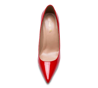 Pointed Toe Red Sole High Heel Pumps - Kaitlyn Pan Shoes