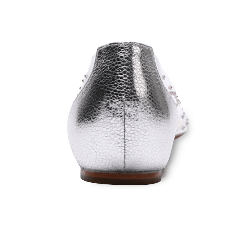Gypsophila PVC Crystal Flats - Kaitlyn Pan Shoes