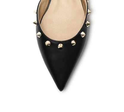 Spiky D'orsay Flats - Kaitlyn Pan Shoes