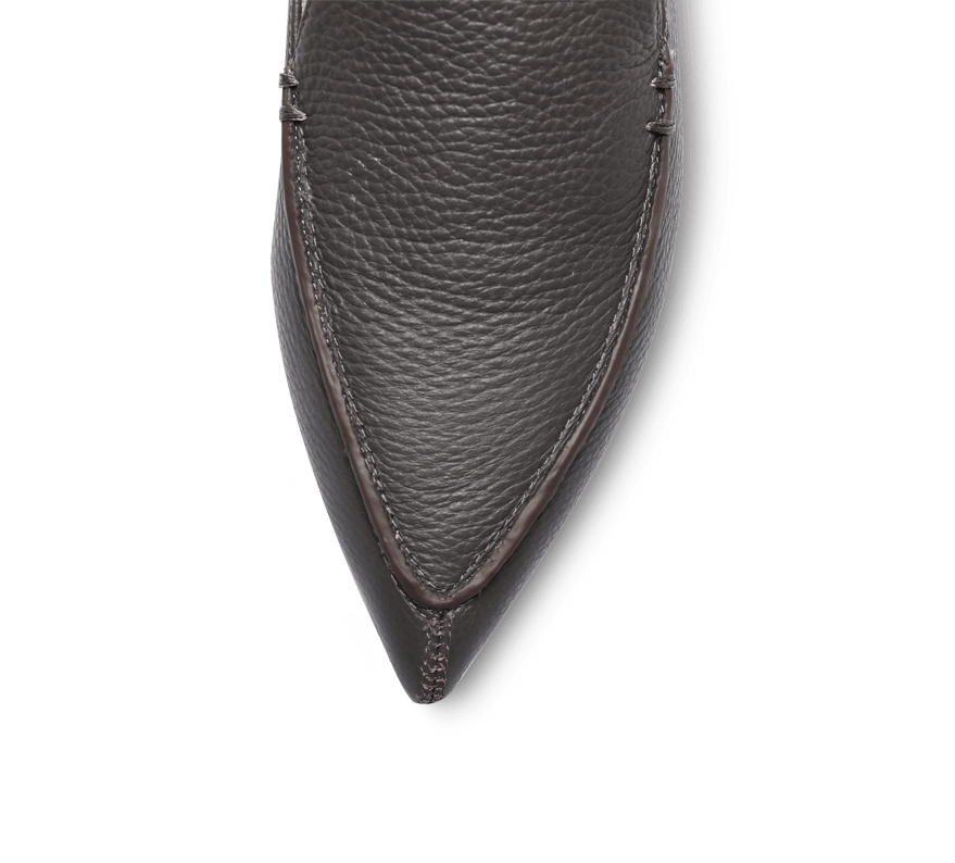 Octavia Beveled Heel Loafer - Kaitlyn Pan Shoes