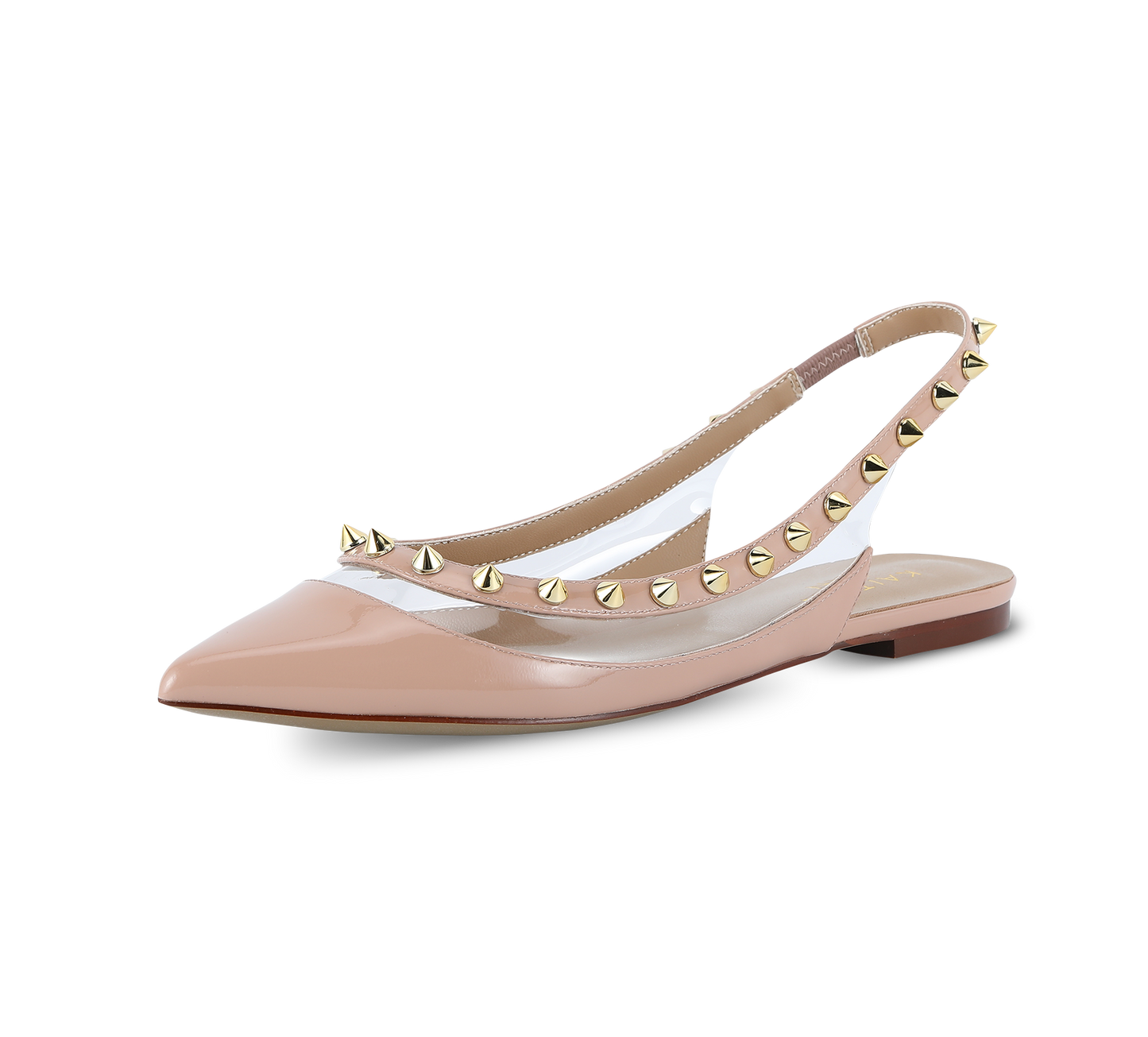 Valencia Spiky Pointed Toe Slingbacks - Kaitlyn Pan Shoes