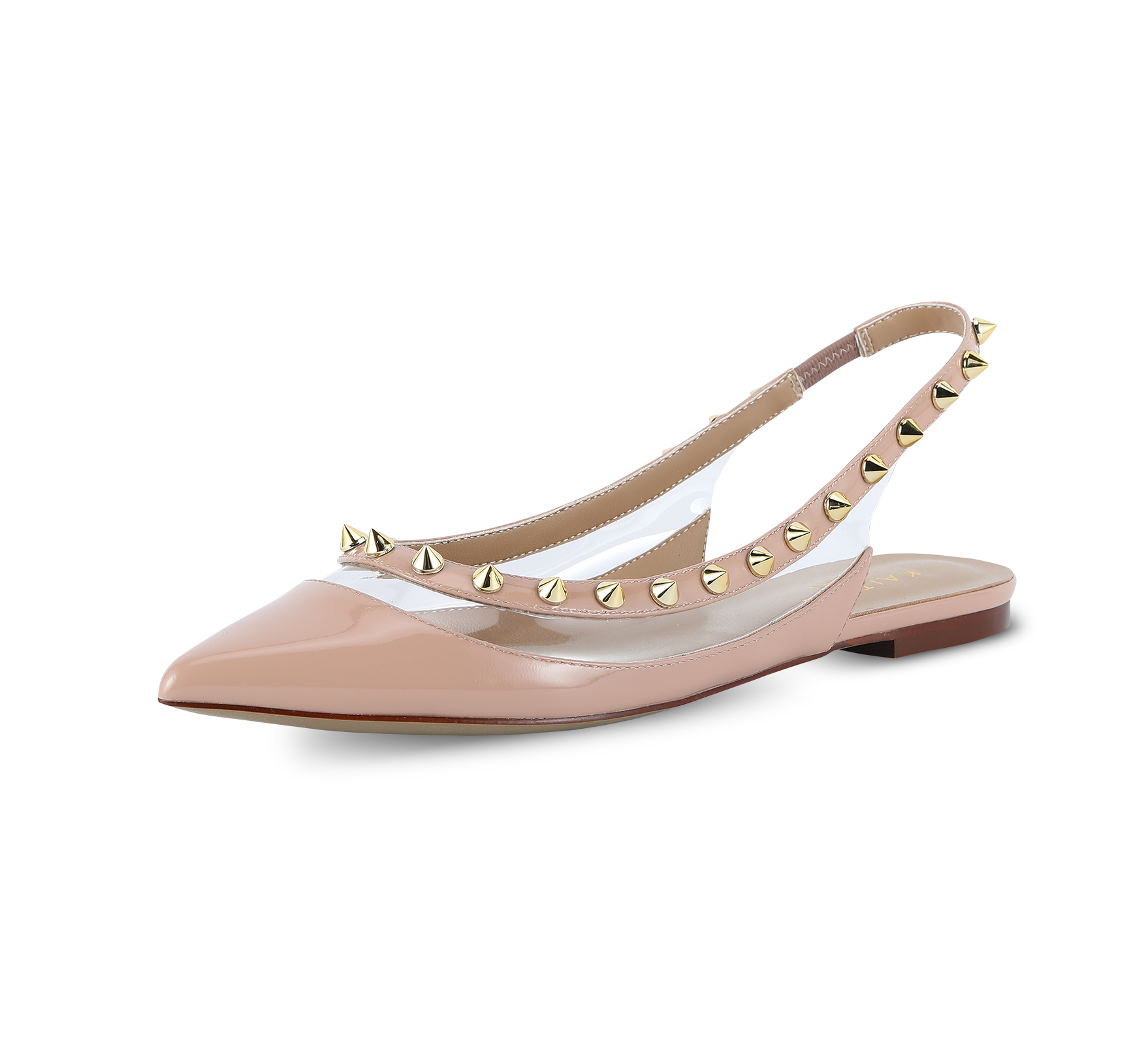 Valencia Spiky Pointed Toe Slingbacks - Kaitlyn Pan Shoes