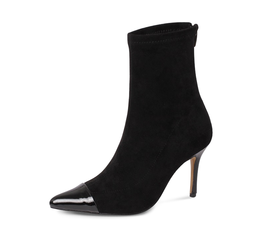 Two Tone Ankle Boots - Kaitlyn Pan Shoes