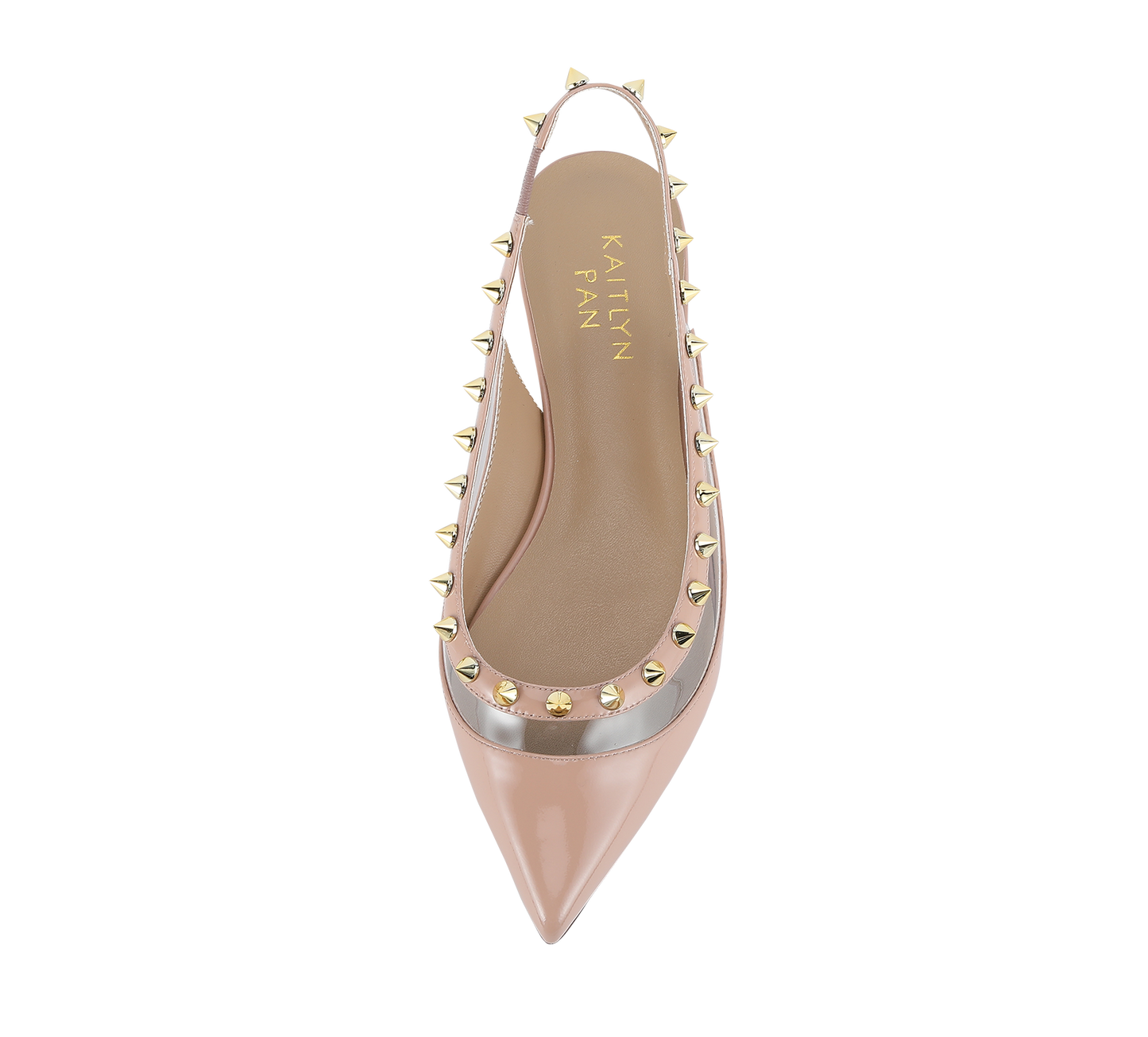 Valencia Spiky Pointed Toe Slingbacks - Kaitlyn Pan Shoes