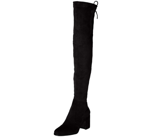 Paige Slim Fit Over The Knee Block Heel Boots - Kaitlyn Pan Shoes