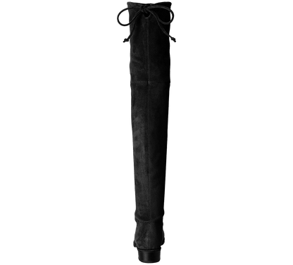 Paisley Slim Fit Over The Knee Flat Heel Boots - Kaitlyn Pan Shoes