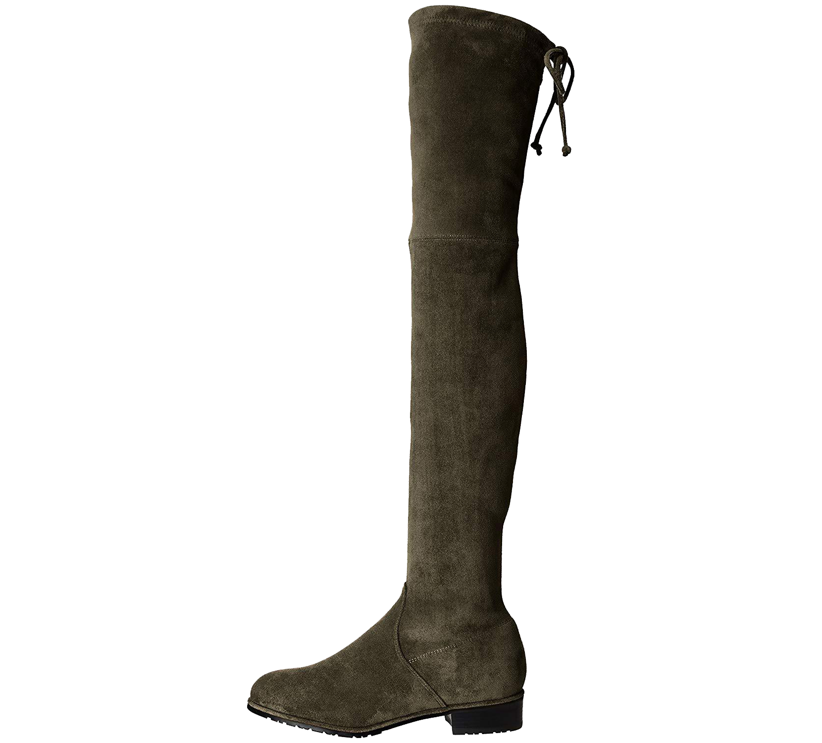 Paisley Slim Fit Over The Knee Flat Heel Boots - Kaitlyn Pan Shoes