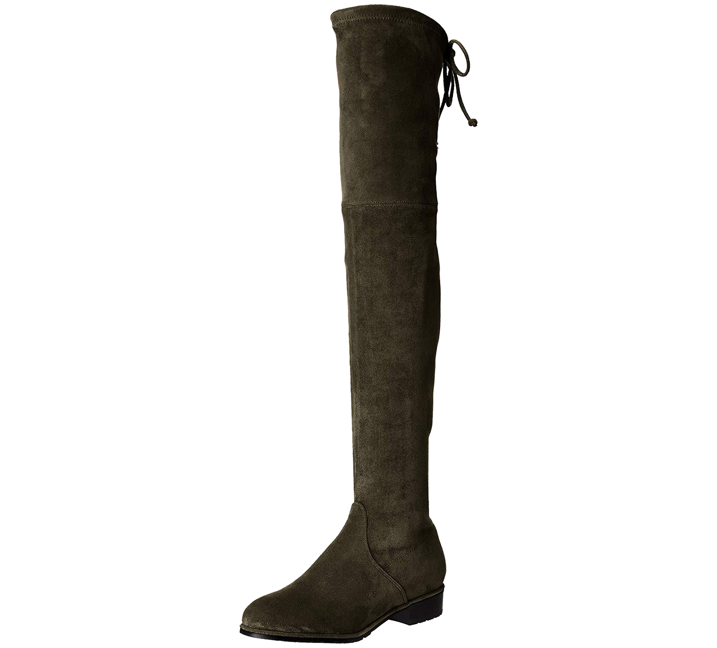 Paisley Slim Fit Over The Knee Flat Heel Boots - Kaitlyn Pan Shoes