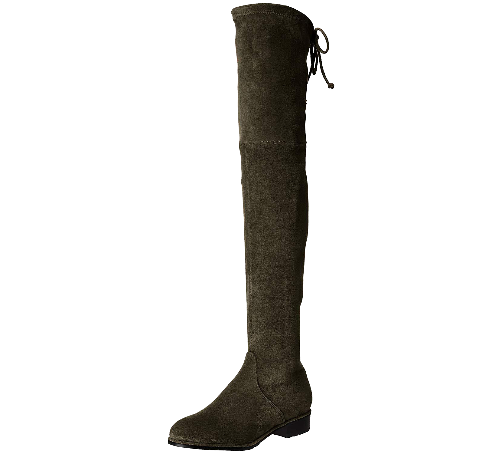 Paisley Slim Fit Over The Knee Flat Heel Boots - Kaitlyn Pan Shoes