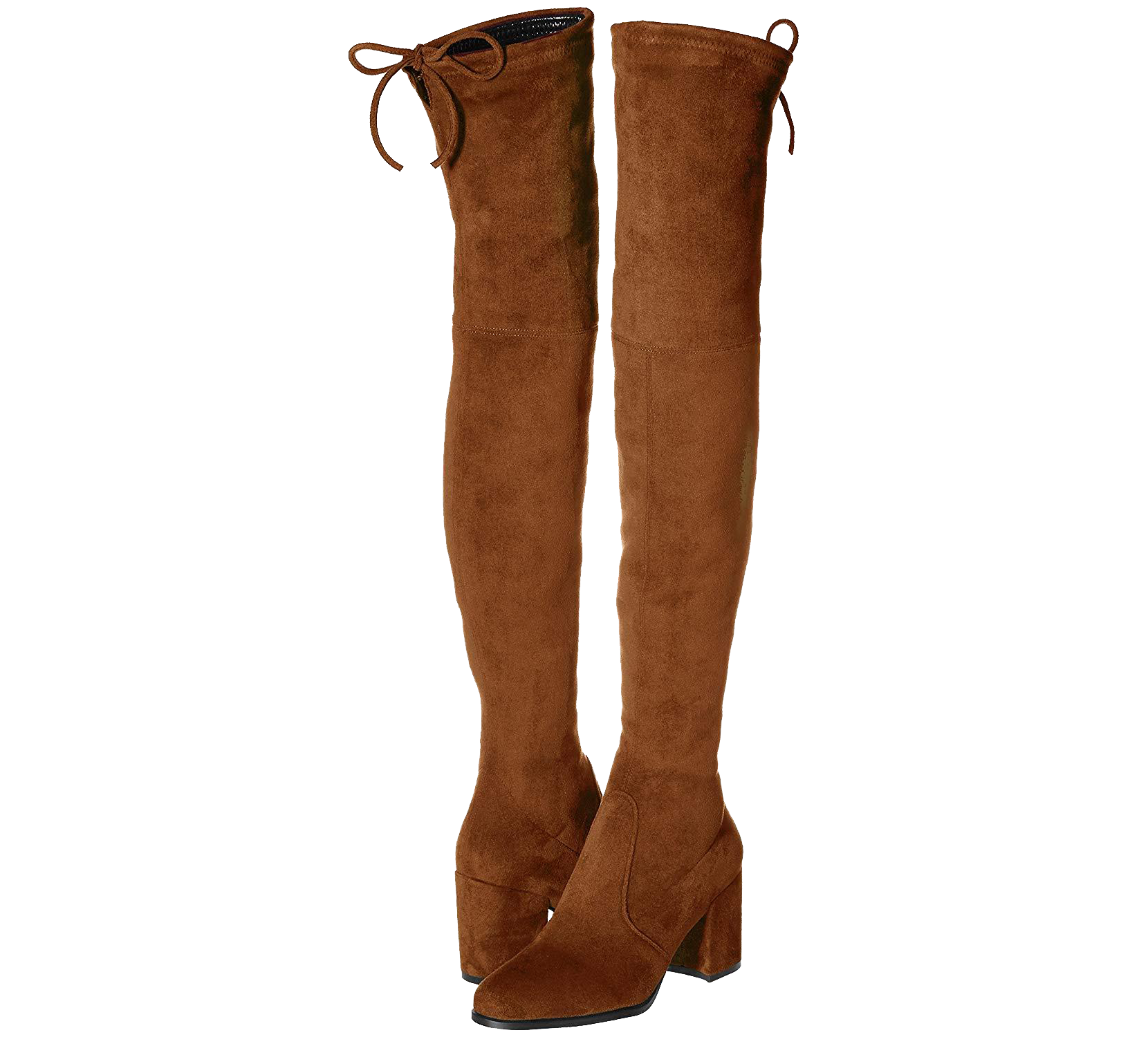 Paige Slim Fit Over The Knee Block Heel Boots - Kaitlyn Pan Shoes